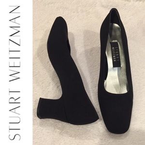 ⭐️ Stuart Weitzman Black Block Heel Pump